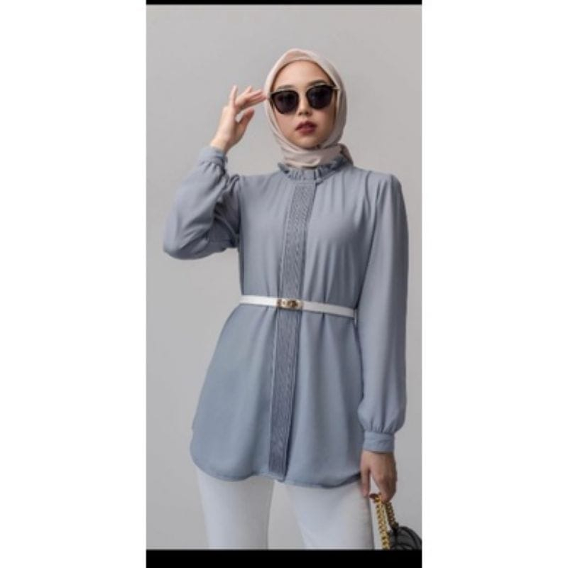 KEMEJA ATASAN OPNAISEL BLOUSE BAHAN SHAKILA BANYAK PILIHAN WARNA TERBARU