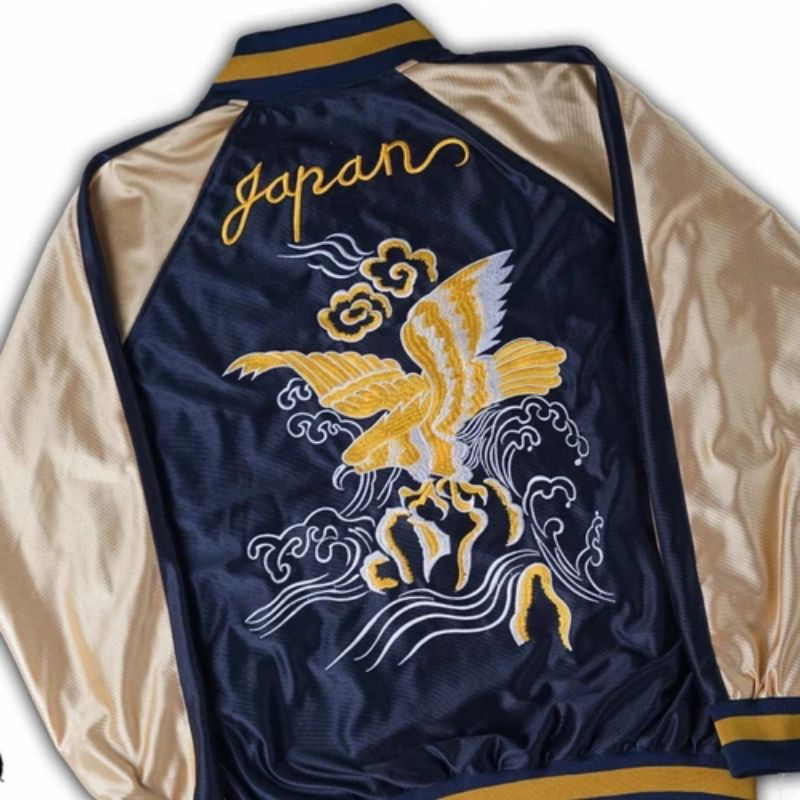Jacket Pria / Jakett Sukajan Murayama / Navy Gold