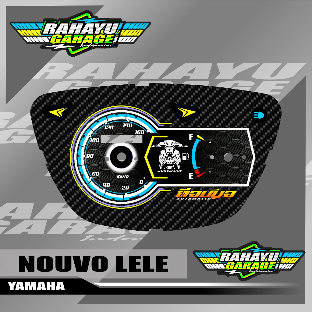 papan speedometer custom yamaha nouvo lele panel spido nouvo lele