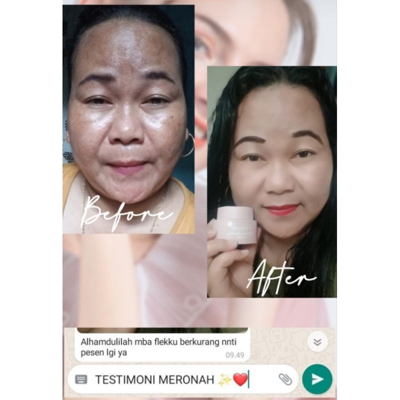 Agen Resmi Krem Meronah Whitening Cream Pemutih Wajah Kream Glowing 2in Pelembab Wajah Krim Whitening Glow