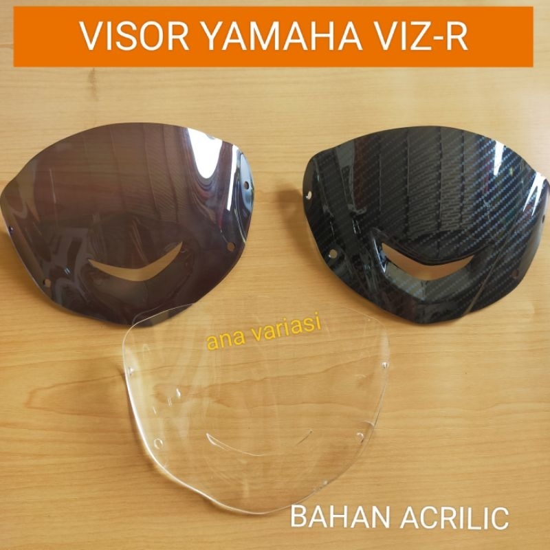visor Yamaha fiz r windshield fiz r visor satria hiu visor Jupiter Z1 visor universal