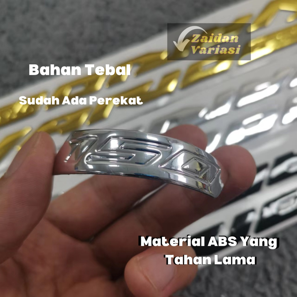 Logo Emblem Timbul Vario 150 2 Pcs 2017 Silver 125 Hitam Sepasang Kiri Dan Kanan Full Croom 3d Merah Stiker Honda Dengan Angka Gold Bahan Plastik Untuk Dekorasi Motor Warna