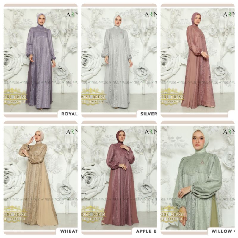 Lorinz Dress by Arniz Collection/Raya Dress by Arniz/Gamis Lebaran/Raya Collection by Arniz Collecti
