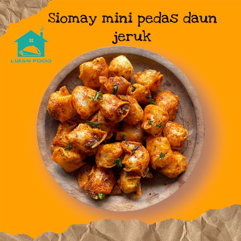 SIOMAY MINI PEDAS DAUN JERUK 100GRAM