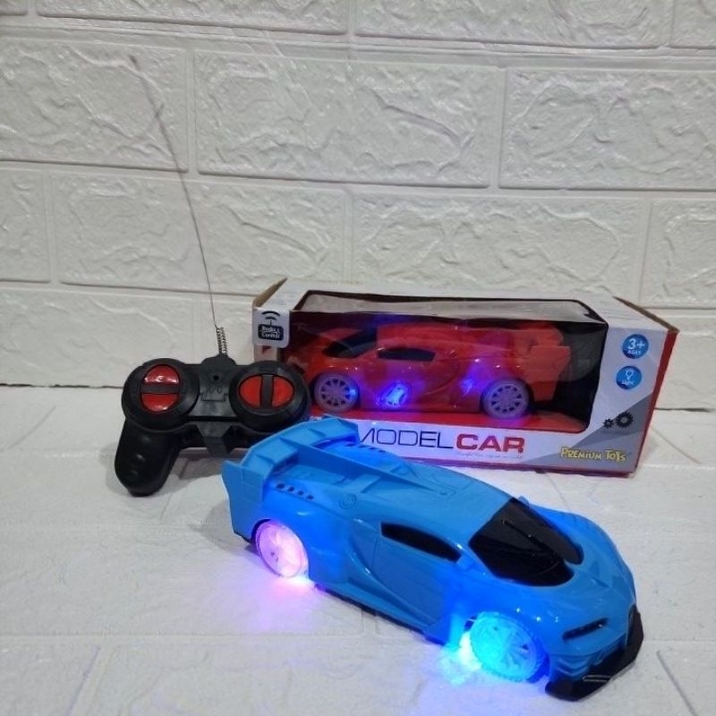MOBIL RC MODEL CAR BAN ADA LAMPU/MOBIL REMOT CONTROL BAN MENYALA