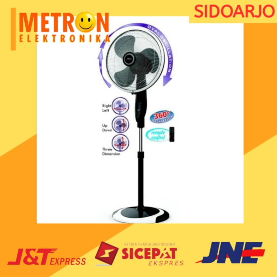 MASPION F 1625 RC KIPAS ANGIN / STAND FAN 16 INC / F1625RC