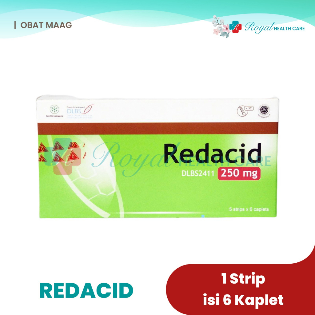 REDACID STRIP 6 KAPLET Membantu Meredakan Gangguan Lambung