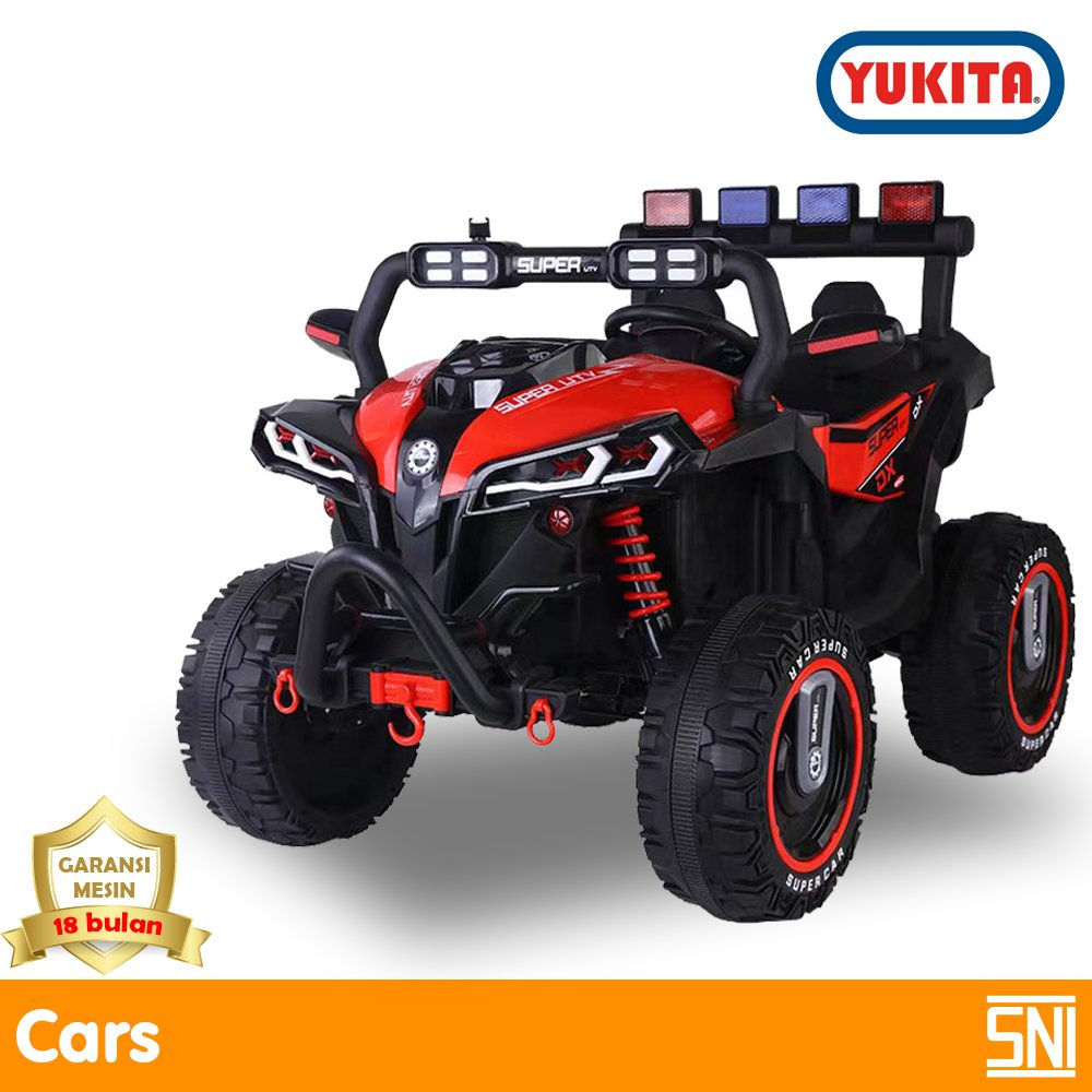 Mainan mobil aki anak jeep YUKITA 985 UTV KOMODO