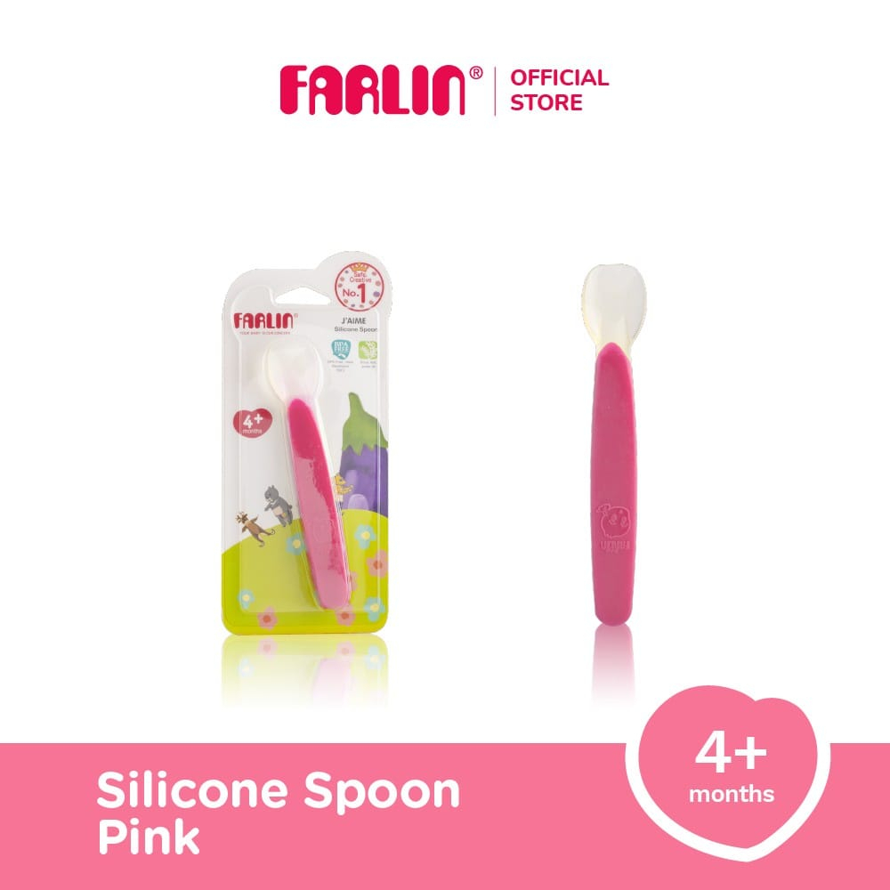 Farlin Silicone Spoon - Sendok Makan Anak Silikon