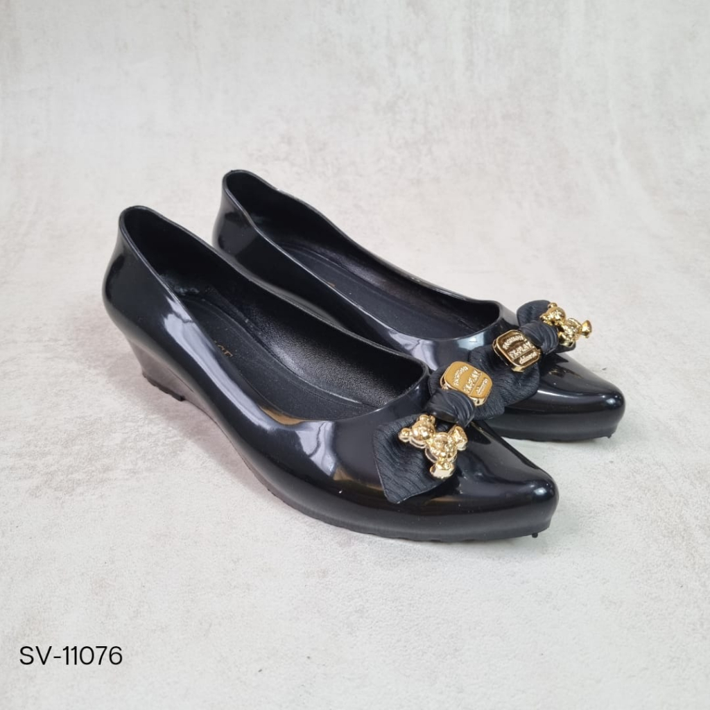 SB Sepatu Jelly Wedges Wanita Import Balance SV-11076