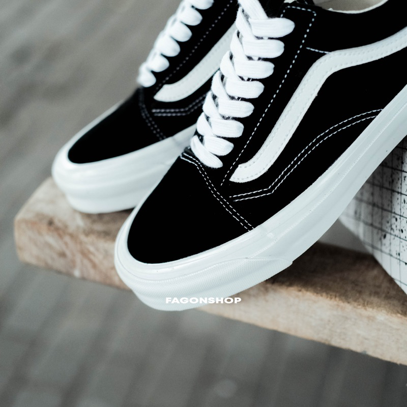 VANS OLDSKOOL VAULT OG LX BLACK/WHITE ORIGINAL 100% ( SPRING SUMMER '20 )