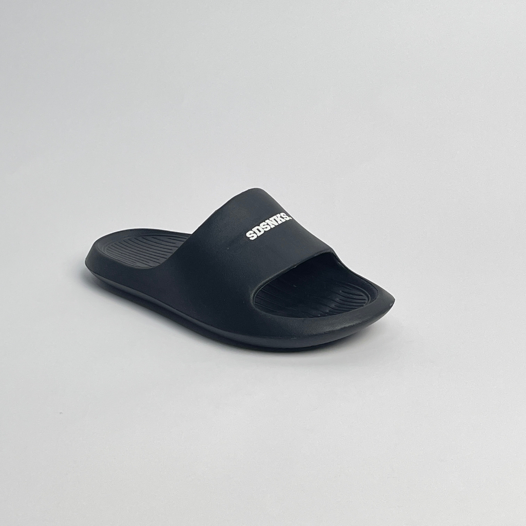 SIDSNEAKS - Sandal Slide Pria Cleon Neo Black