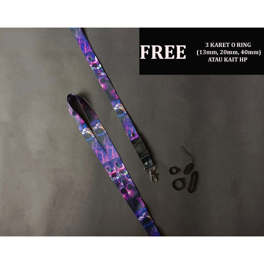 

Lanyard Tali Gantungan HP IdCard Nametag One Piece Zoro