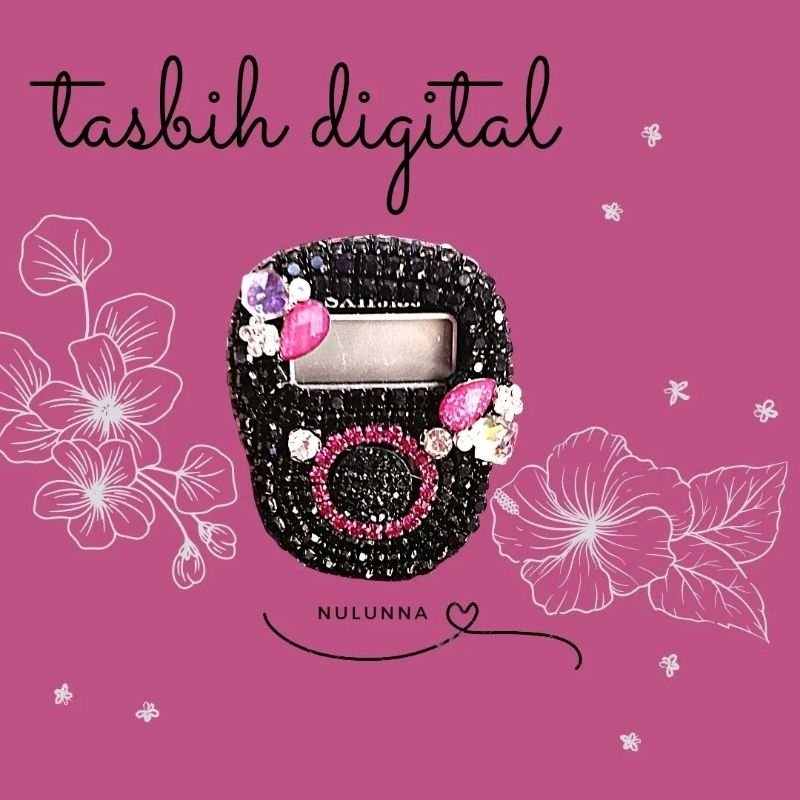 tasbih digital LED swarovski