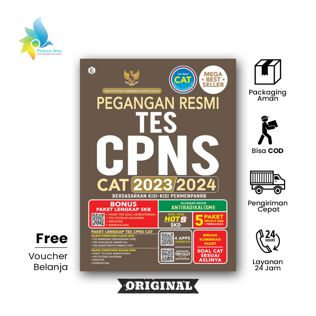 Buku Pegangan Resmi Tes CPNS 2023/2024 - Raditya Panji Umbara