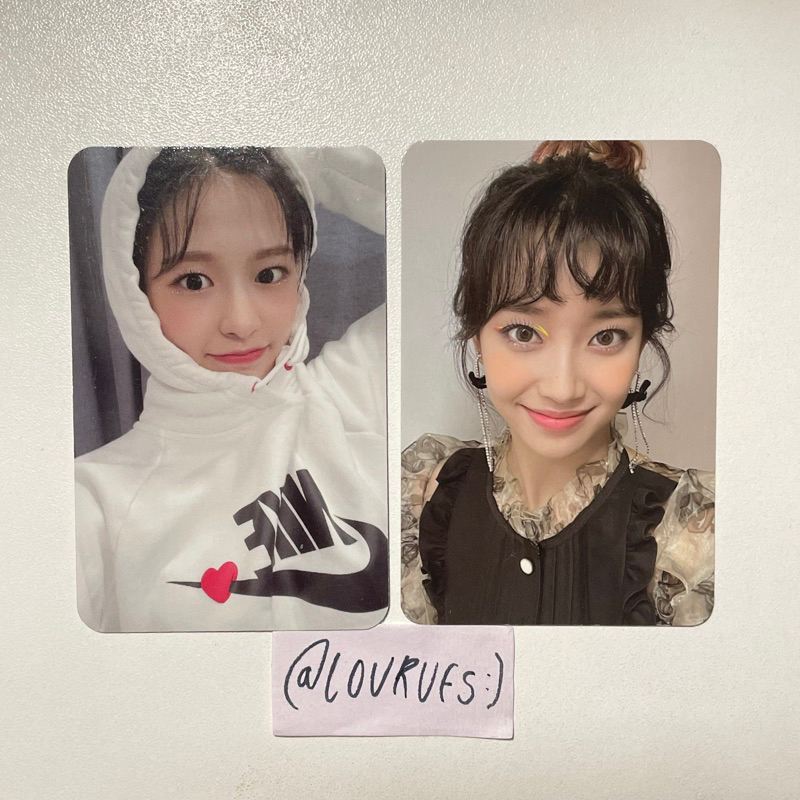 IZONE YUJIN HOODIE ONEIRIC DIARY STEREOTYPE SUMIN STAYC VER A B PLAID PHOTOCARD  LESSERAFIM WONYOUNG