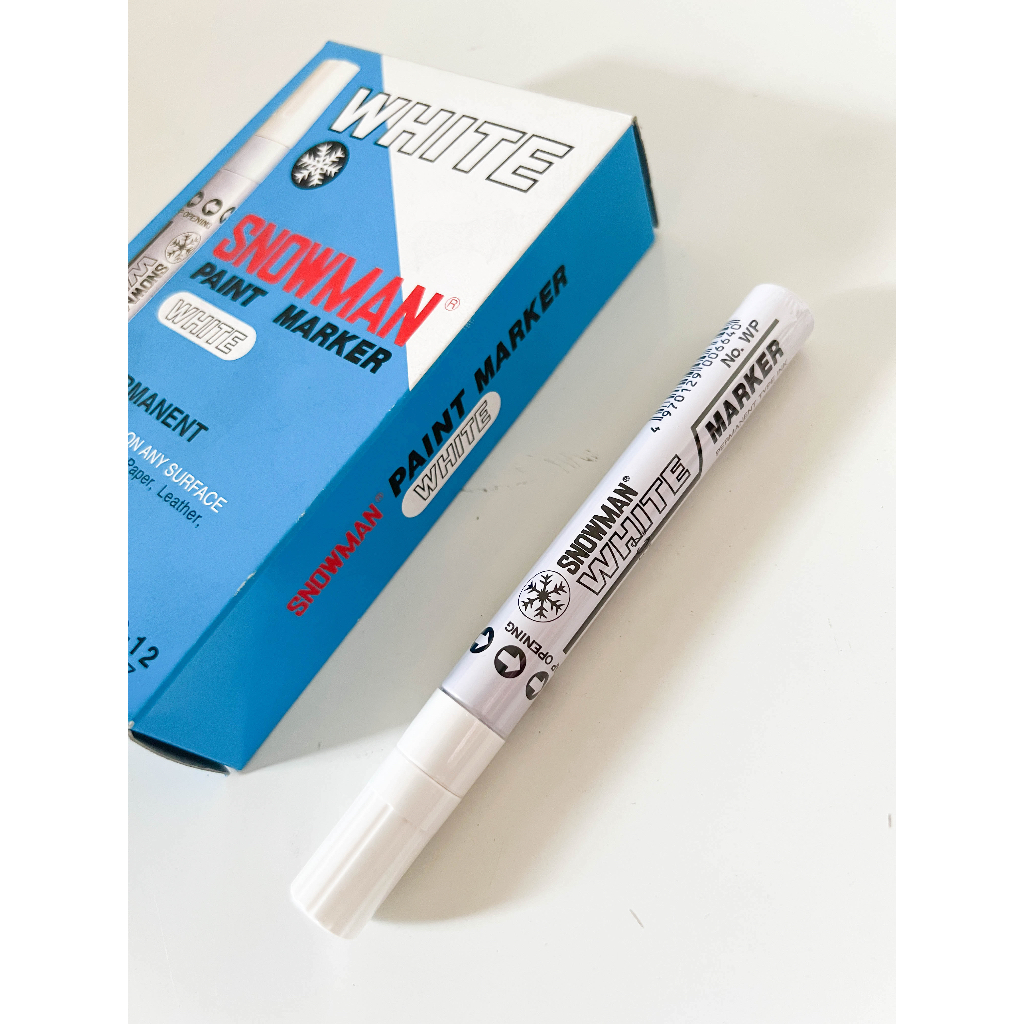 

Spidol Permanent SNOWMAN White Paint Marker Putih
