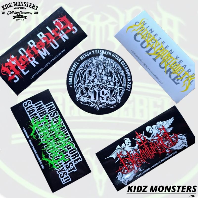 

STIKER BAND METAL - STIKER METAL || GARASI REBEL