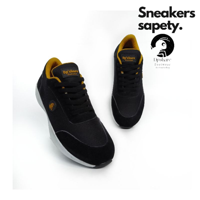 Sepatu Safety Sport Sneakers Pria | safety ujung besi