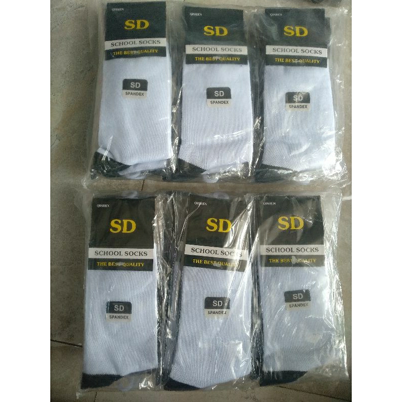 Kaos kaki Sekolah SD, SMP, SMA / Kaos Kaki Anak Pria &amp; Wanita Tumit