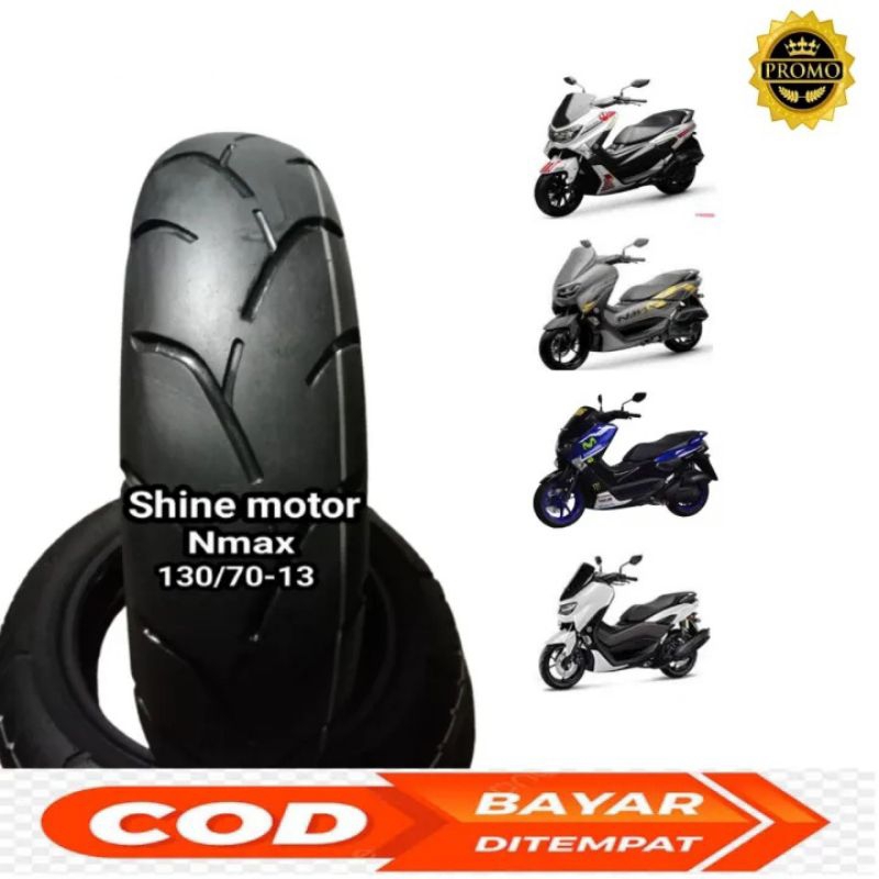 ban nmax belakang/pcx16 ukuran 130/70-13 tubelees Merk IRC