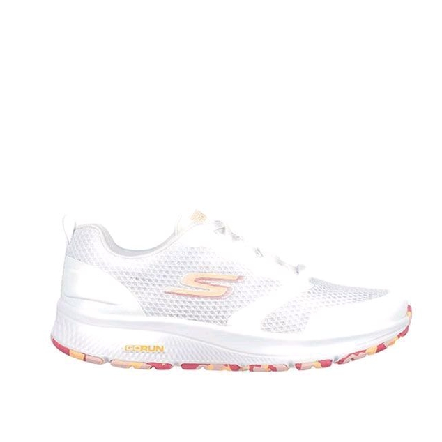 Skechers GO RUN CONSISTENT Women's Running Shoes - White/Orange Original