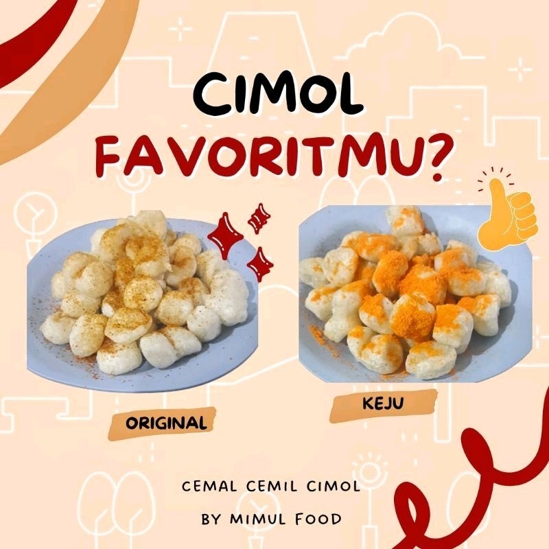 

cimol kemasan 1kg plus bumbu