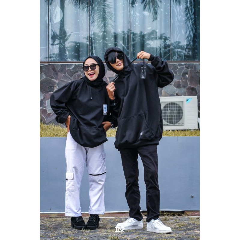 AMSTORE- Hoodie polos oversize jumbo bigsize unisex pria wanita size xxxl xxxxl xxxxxl.