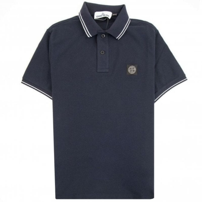 POLO SHIRT STONE ISLAND NAVY ORIGINAL