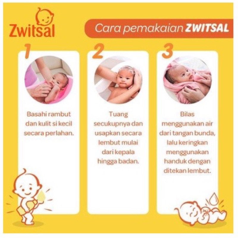 Zwitsal Baby Bath Hair and Body 450ml Twinpack (Isi 450mlx2)