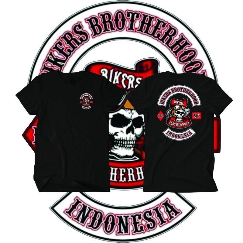 Baju Kaos Bikers Brotherhood 1% MC Indonesia #Brotherhood