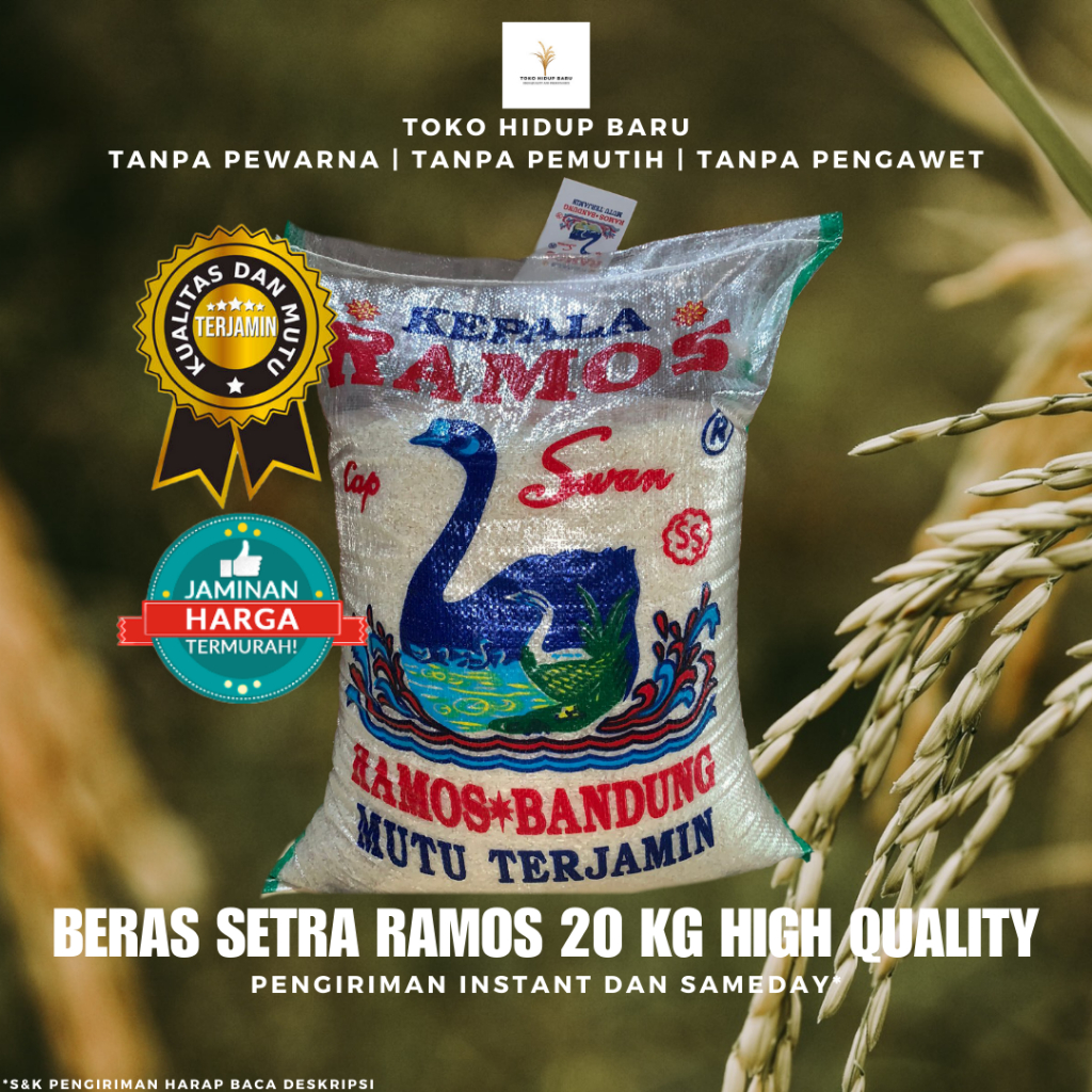 

(BEST SELLER) BERAS SETRA RAMOS 20 KG CAP ANGSA SUPER QUALITY!