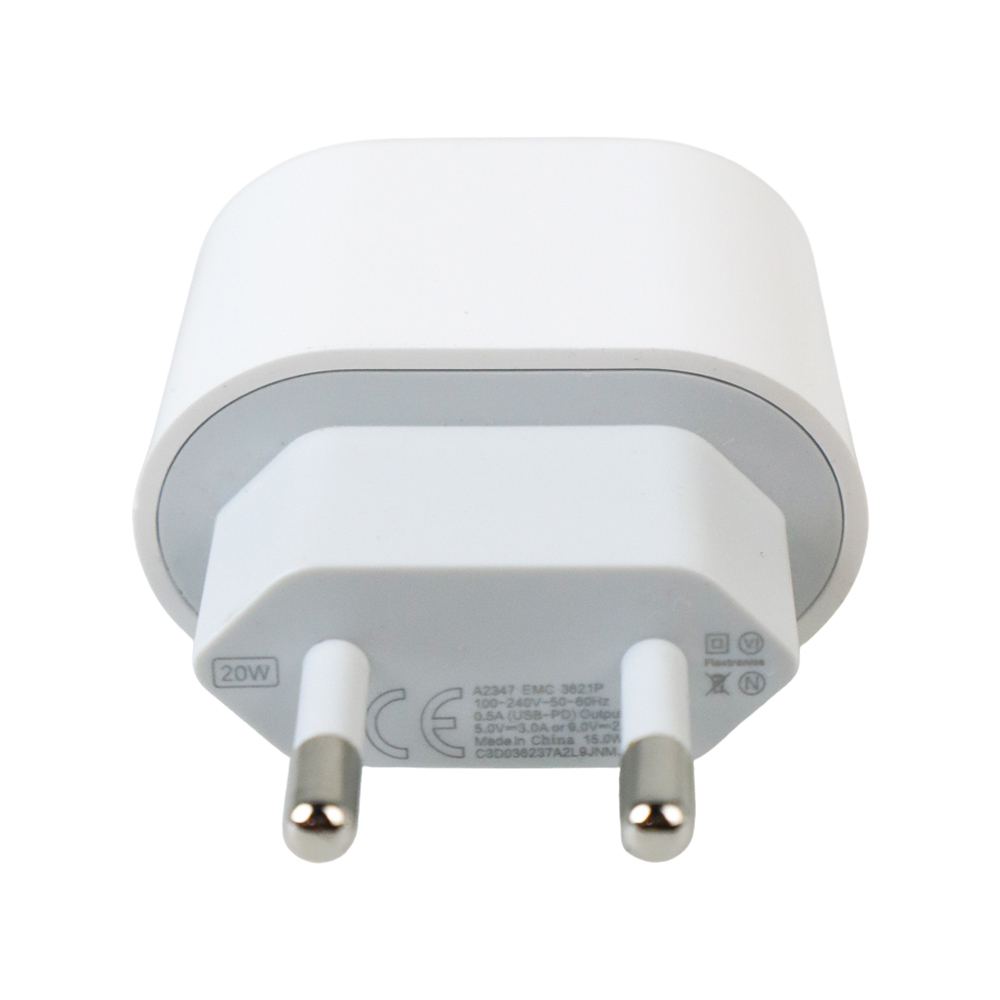 AMZWN Charger Type C PD 20W EU Plug for iPhone 14 - JB0QC01 - White