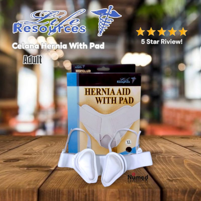 Celana Hernia Aid With Pad Original Life Resources / Hernia Support / Turun Berok