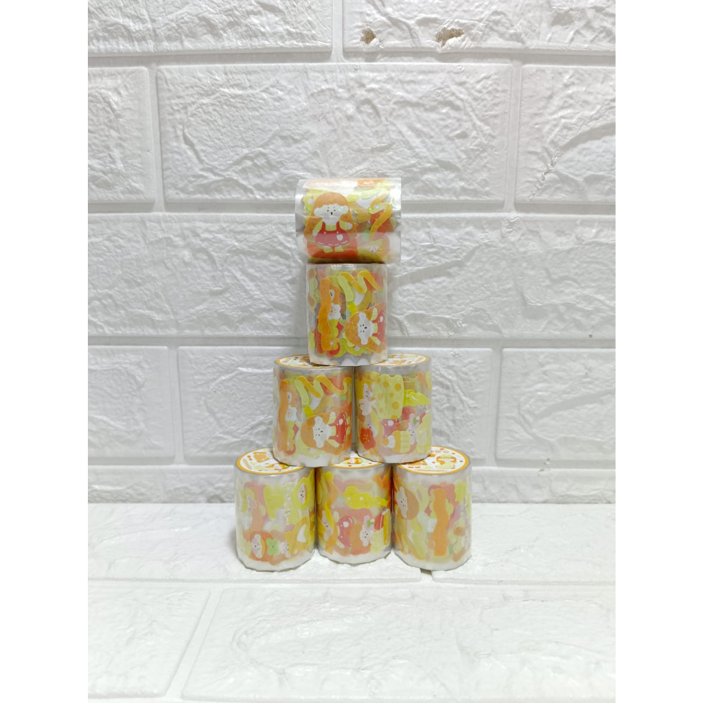 

Sticker Versi Roll - Roll Masking Stiker Momo Super Lucu