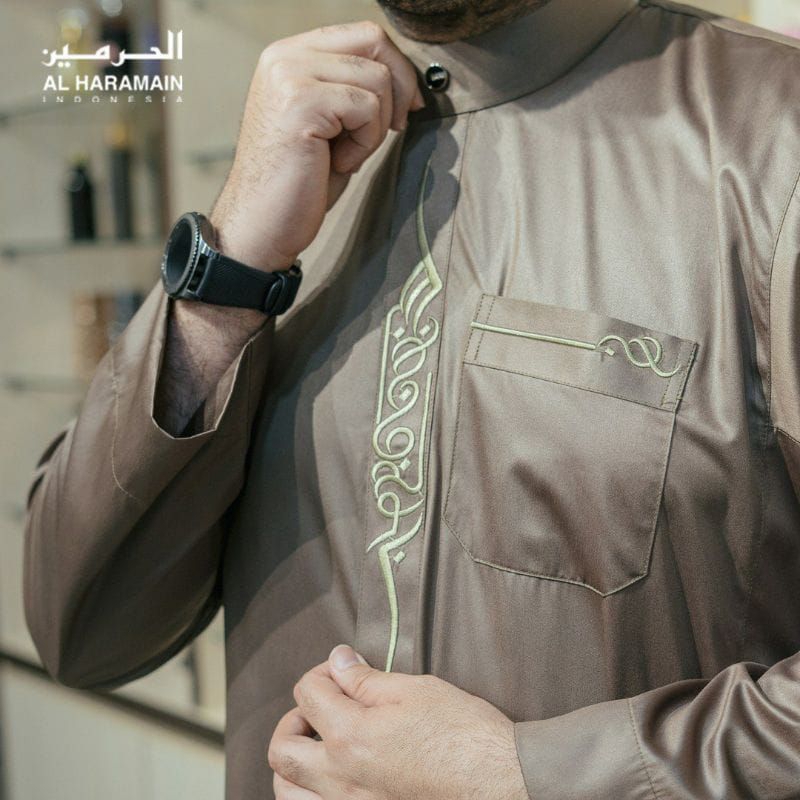 Jubah Al-Haramain Dewasa Bordir
