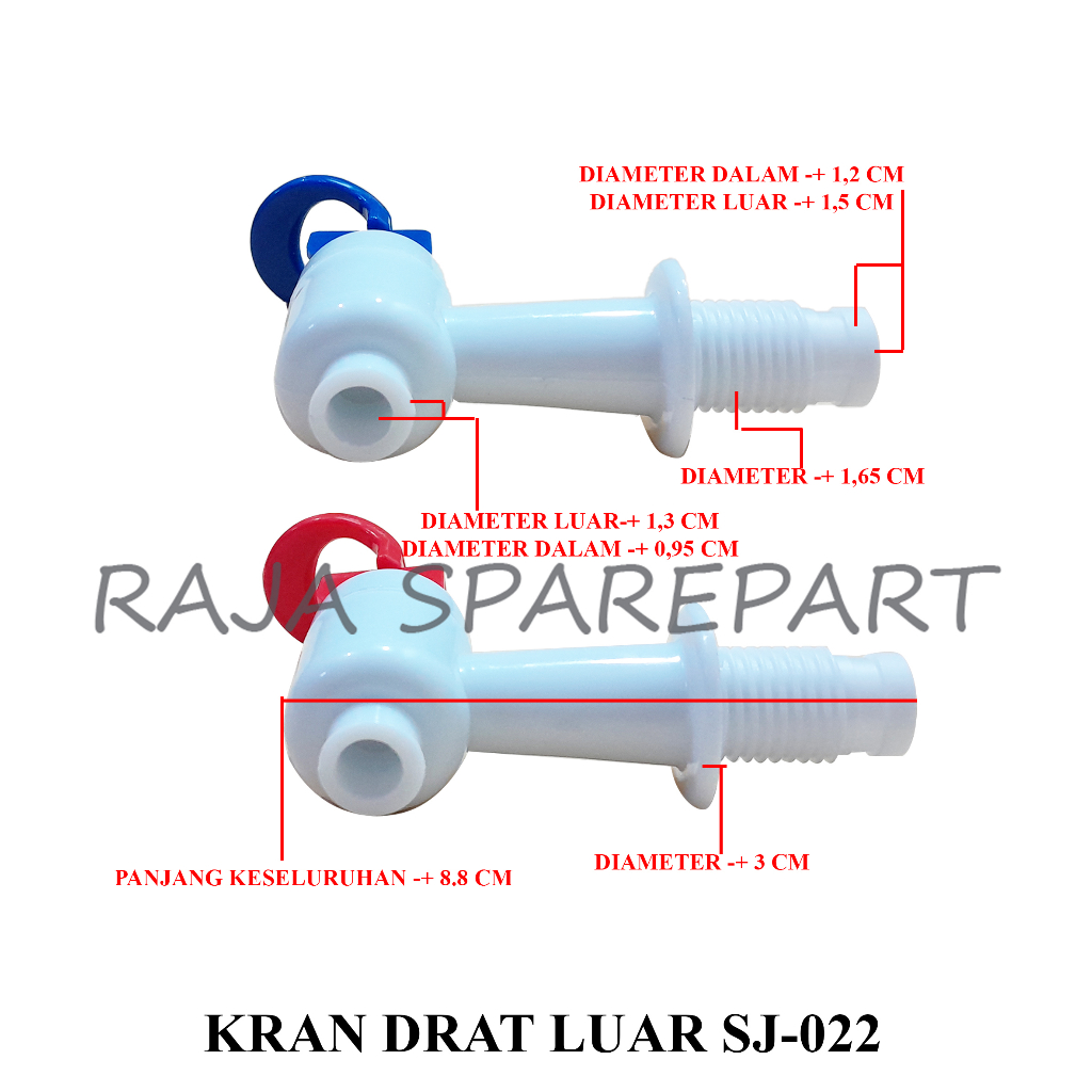 KRAN AIR DRAT PLASTIK/KERAN DRAT/KRAN DRAT LUAR SJ-022