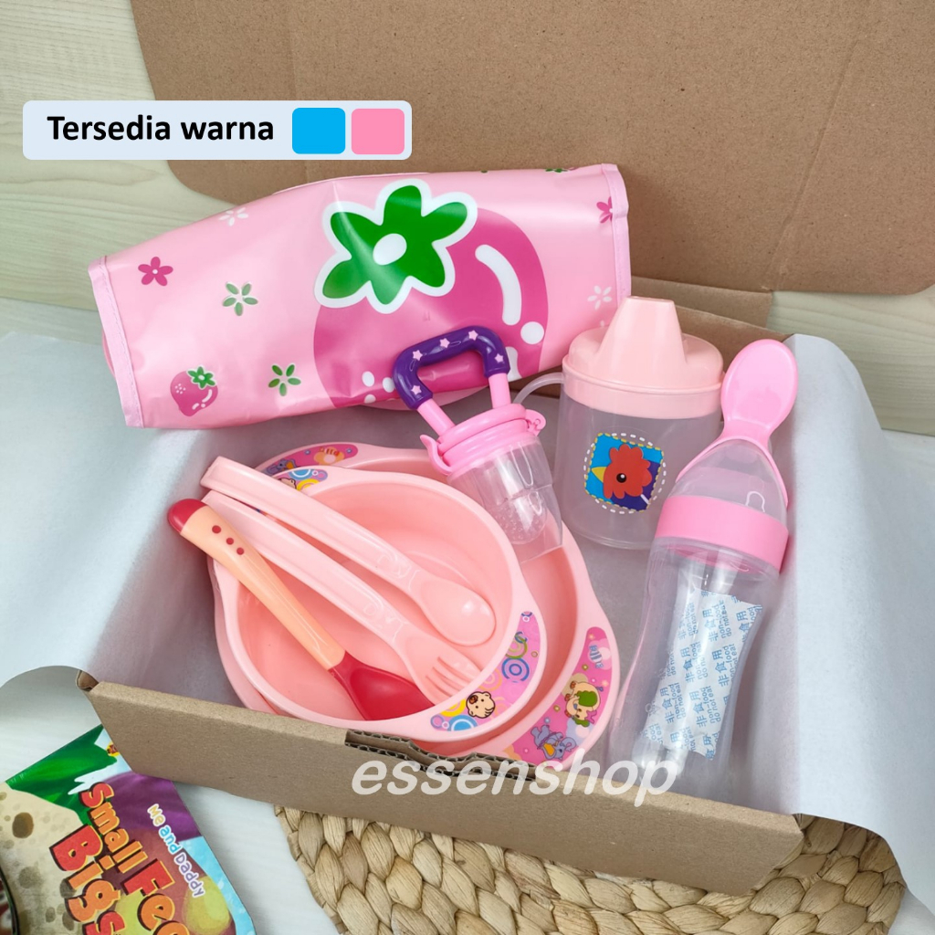 Kado bayi hampers baby feeding set alat makan mpasi