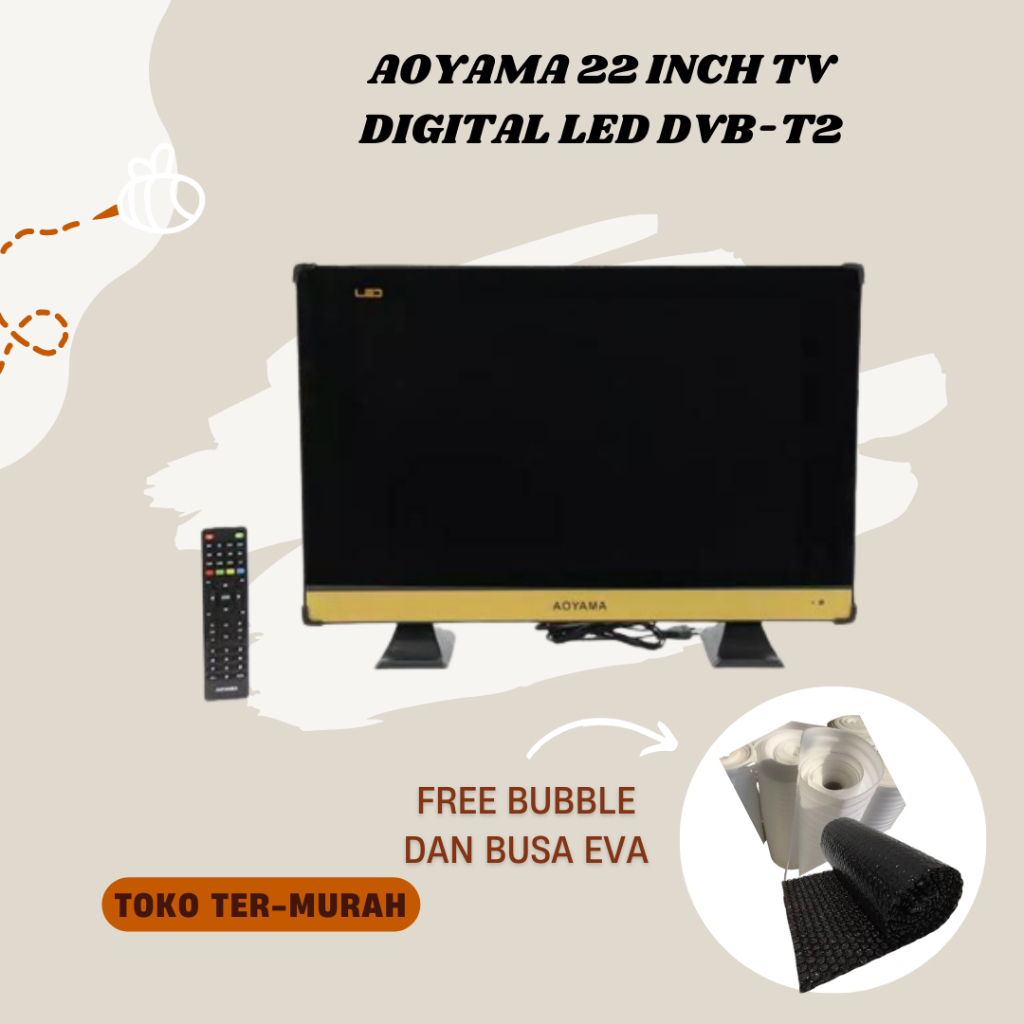 LED DIGITAL AOYAMA 22 INCH TV DIGITAL LED DVB-T2