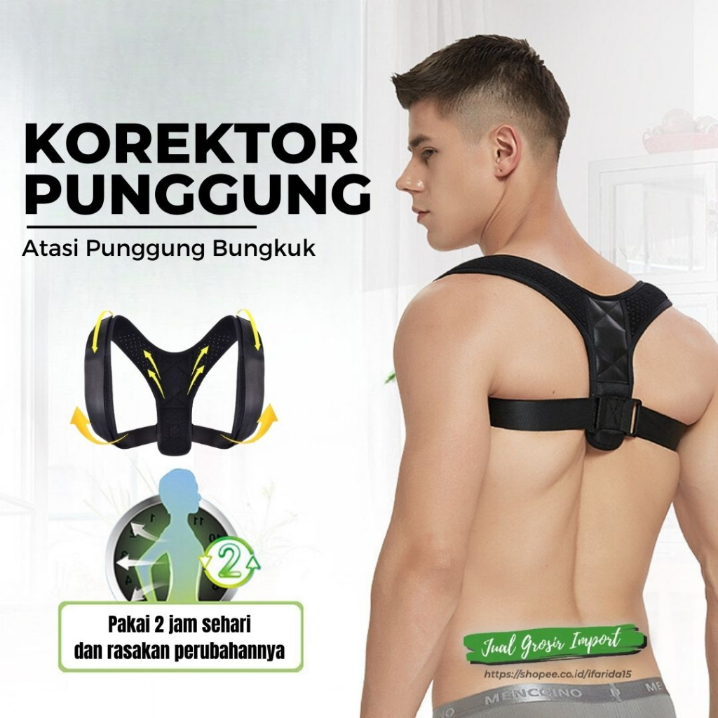 Penyangga Punggung Bungkuk Back Suppor Posture Corrector New