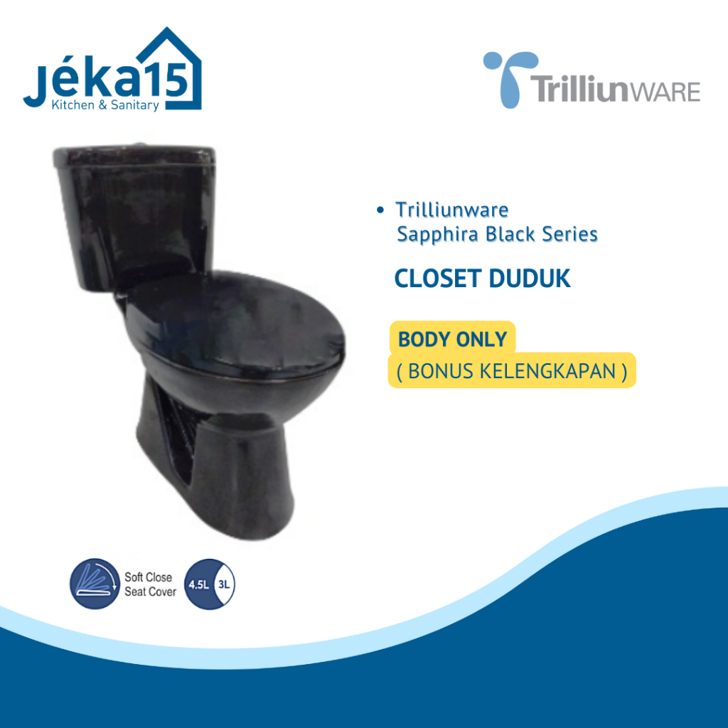 TRILLIUNWARE SAPPHIRA BLACK SERIES CLOSET DUDUK