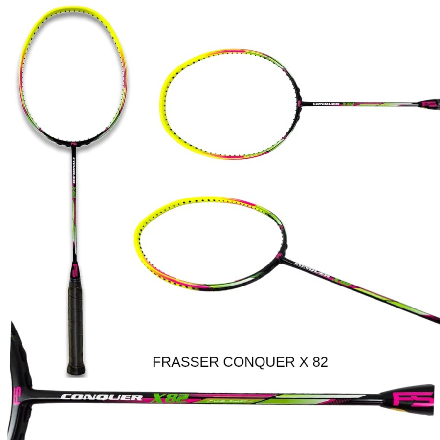 Frasser Raket Bulutangkis Badminton Conquer x 82