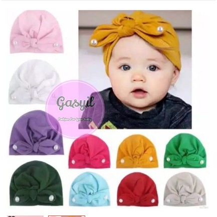 topi anak bayi perempuan / ciput anak perempuan baru lahir / ciput anak bayi perempuan / ciput baby 