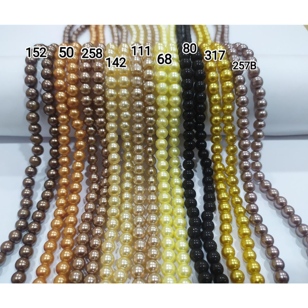 Mutiara sintetis / Mutsin 6mm warna [1/2]