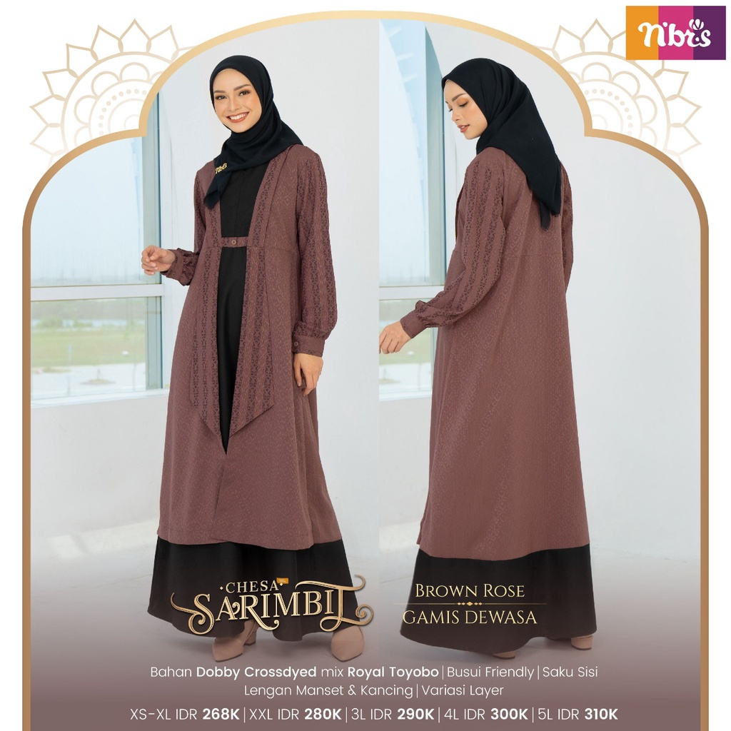 Sarimbit Nibras 2023 Gamis Chesa Original by Nibras