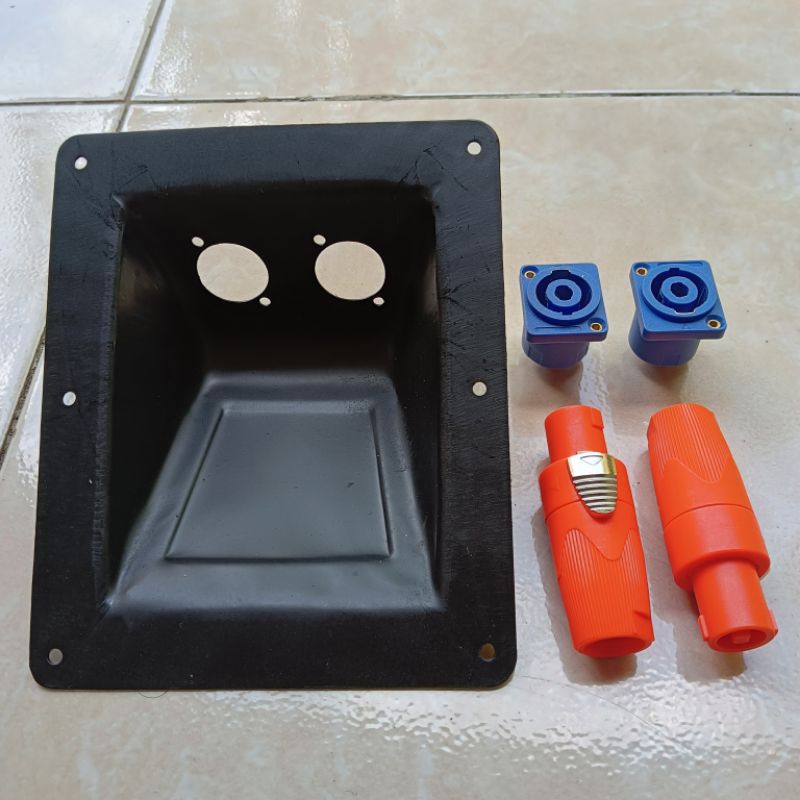 Paket speakon 1 set model BMA jek jack soket socket spikon spekon BMA kualitas bagus