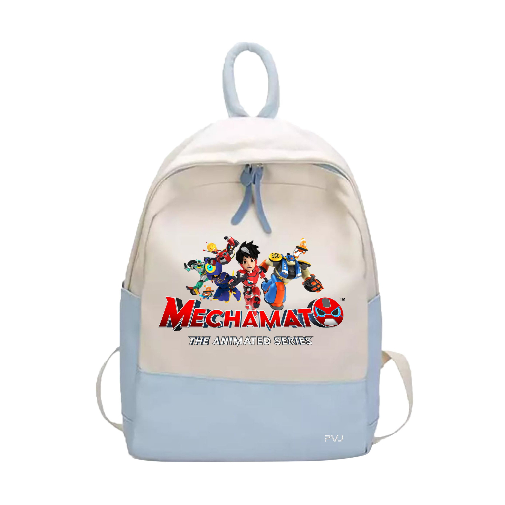 PVJ - Tas Ransel Anak TK SD Mechamato Boboiboy Animasi Kartun Terbaru