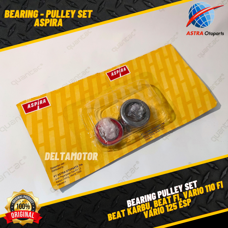 Aspira Bearing Laher Bambu As Pully Puly CVT Honda Beat Vario 110 Vario 125 Scoopy Spacy H2-911PA-1100