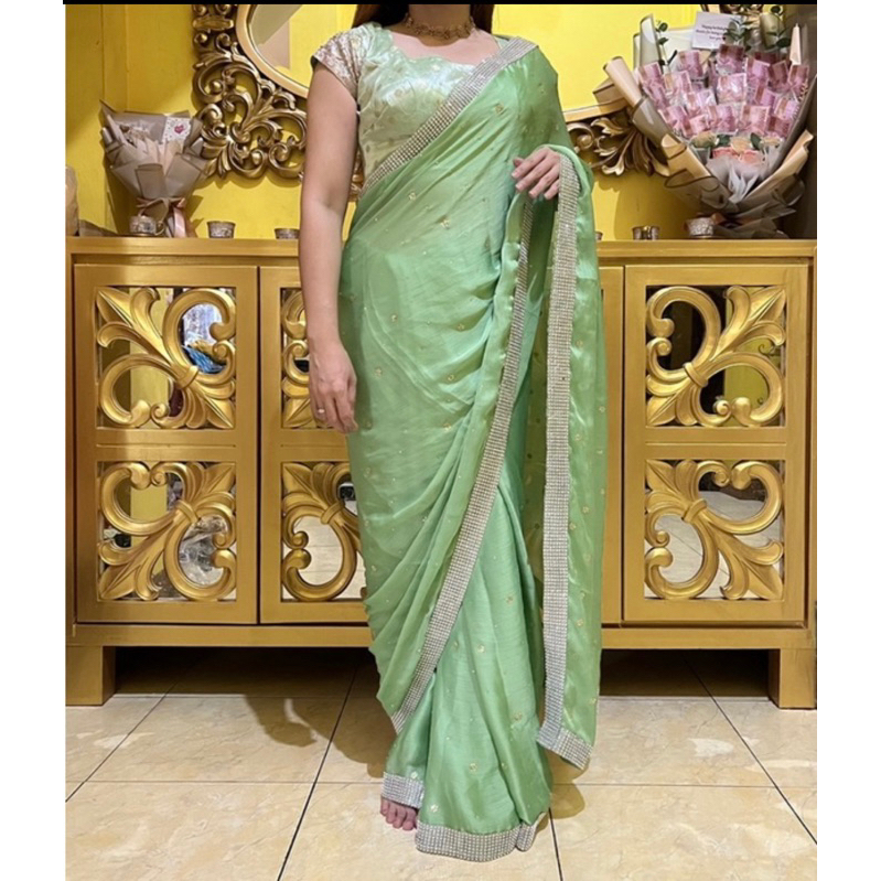 Saree India Preloved Free aksesories lengkap