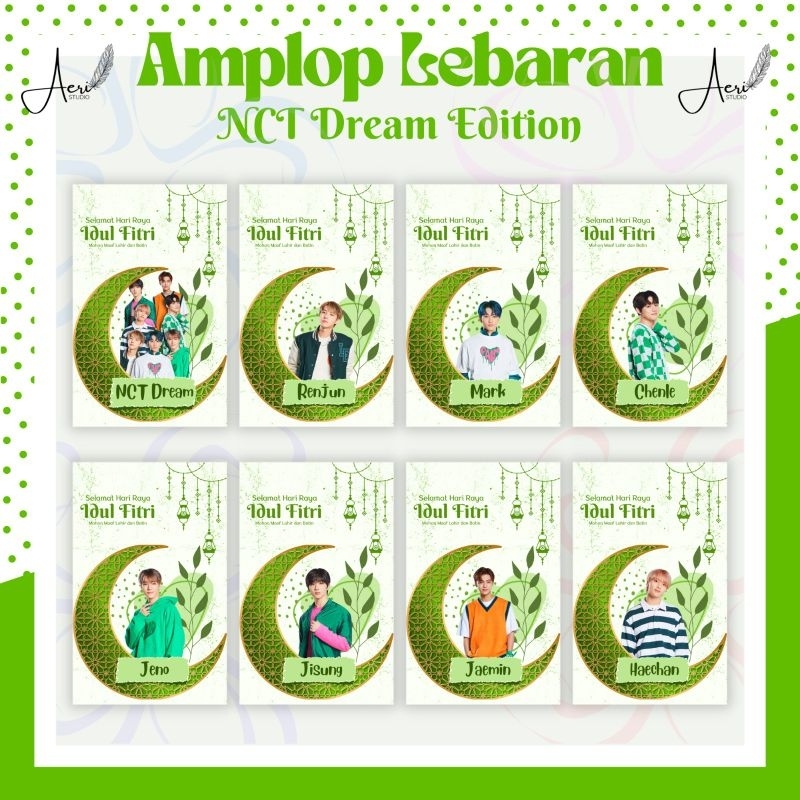 

Amolop Lebaran Ukuran Sedang (7x11cm) - [K-Pop] NCT Dream Edition